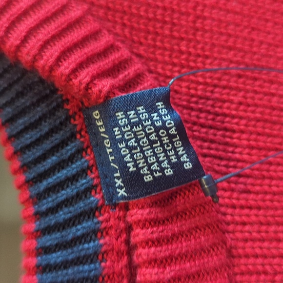 NWT Chaps Red Crewneck Sweater - Picture 4 of 6